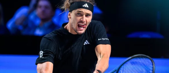 Alexander Zverev steht beim Tennis-Turnier in Wien im Finale. - © Max Slovencik/APA/dpa