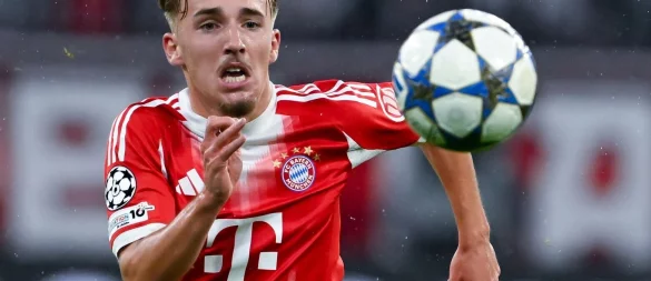 Lennart Karl soll bei der U21 wie für den FC Bayern wirbeln. (Archivfoto) - © Sven Hoppe/dpa