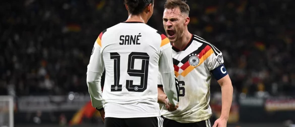 Kimmichs Energie überträgt sich auf die Mannschaft. - © Robert Michael/dpa