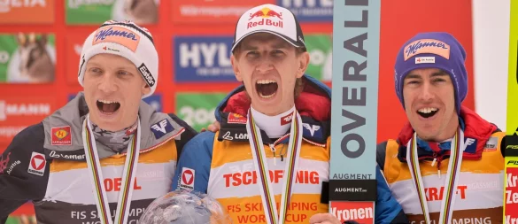 Österreichs Trio ist zum Weltcup-Auftakt vorne. (Archivbild) - © Darko Bandic/AP/dpa