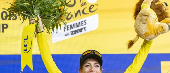 Pauline Ferrand-Prévot hatte im August die Tour de France der Frauen gewonnen. (Archivbild) - © Jean-Christophe Bott/KEYSTONE/dpa