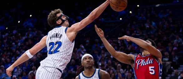 Franz Wagner und die Orlando Magic gewannen auch ihr drittes Match im NBA Cup. - © Chris Szagola/AP/dpa