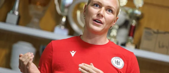 Pia Greiten ist neue Präsidentin der Vereinigung Athleten Deutschland. (Archivbild) - © Andreas Gora/dpa