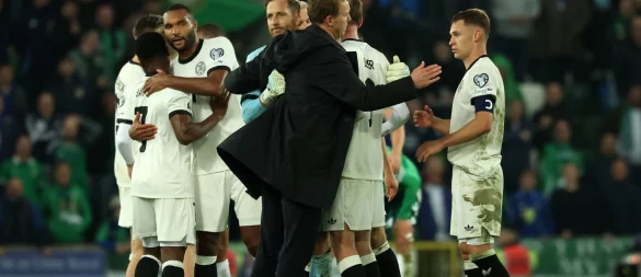 Die deutschen Nationalspieler und Bundestrainer Julian Nagelsmann haben wieder Hoffnung wegen der WM-Auslosung. (Archivbild) - © Christian Charisius/dpa