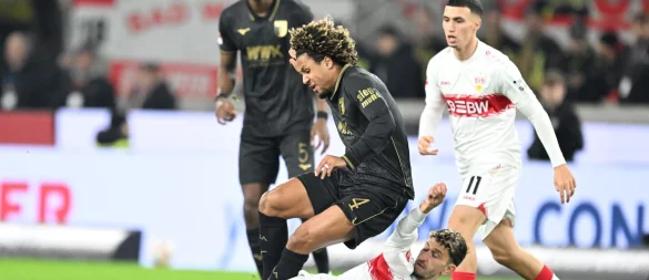 Stuttgart und Augsburg lieferten sich eine intensive Partie. - © Bernd Weißbrod/dpa