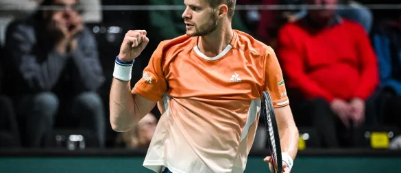 Yannick Hanfmann trifft im Halbfinale von Athen auf Novak Djokovic. (Archivbild) - © Matthieu Mirville/ZUMA Press Wire/dpa