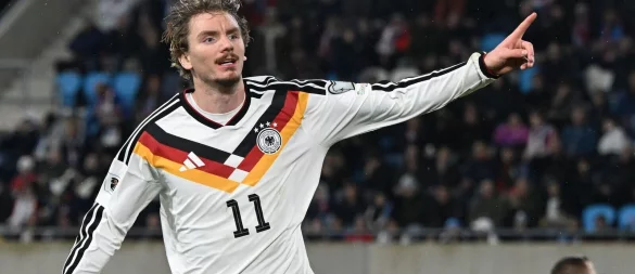 Woltemade war erneut Matchwinner des schwachen deutschen Teams. - © Federico Gambarini/dpa