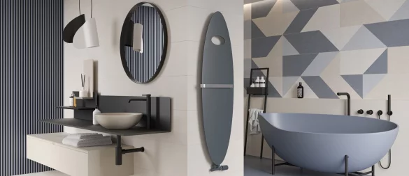 Ton in Ton statt Weiß: So passt der Heizkörper zum Farbkonzept. - © Purmo/dpa-tmn