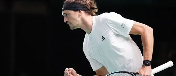 Alexander Zverev darf über einen Viertelfinal-Sieg im Davis Cup jubeln. - © Massimo Paolone/LaPresse via ZUMA Press/dpa