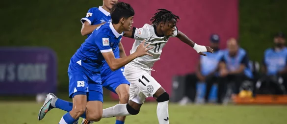 Der Münchner Wisdom Mike blieb diesmal ohne Torerfolg. (Archivbild) - © Markus Ulmer/Pressefoto Ulmer/dpa