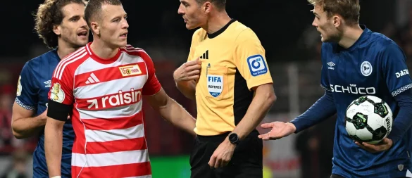 Viele Schiedsrichter, hier Harm Osmers, standen in der zweiten Pokal-Runde im Fokus. - © Soeren Stache/dpa