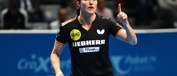 Auch in Frankfurt siegreich: Tischtennis-Spielerin Sabine Winter. (Archivbild) - © Manfred Schillings/dpa