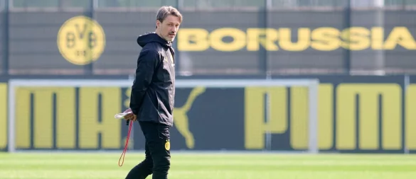 Trainer Niko Kovac möchte mit Borussia Dortmund im DFB-Pokal weit kommen. (Archivbild) - © Bernd Thissen/dpa