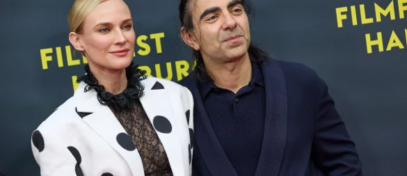 Diane Kruger und Fatih Akin bei der «Amrum»-Deutschlandpremiere in Hamburg Ende September. (Archivbild) - © Georg Wendt/dpa