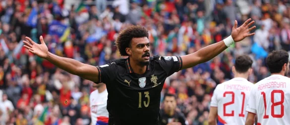 Eröffnete den Torreigen: Portugals Renato Veiga. - © Luis Vieira/AP/dpa