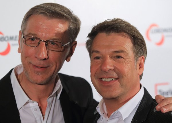 Patrick Lindner und Peter Schäfer - © Foto: Jens Wolf/Archiv