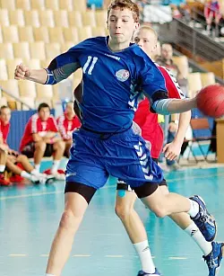 Trickreich: Lemgos Dominik Ebner im Dress der Westfalenauswahl. - © 