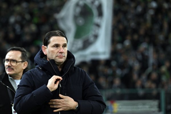 Muss sein Mittelfeld umbauen: Gladbachs Trainer Gerardo Seoane. - © Federico Gambarini/dpa