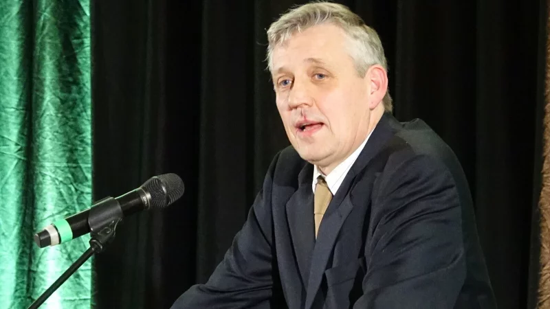 Blickte zur&uuml;ck zu den Anf&auml;ngen: Burkhard Meier aus Heiden. - &copy; Axel B&uuml;rger