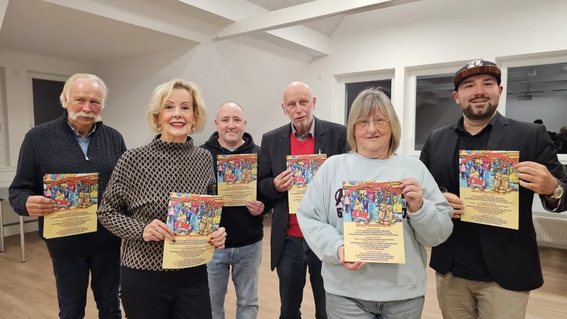 Michael Willy (von links), Gudrun Kopp, Bernd Papenmeier, Wolfgang Thevis, Elke Wißmann und Lucas Noke repräsentieren einige der Vereine und Institutionen, die im neuen Festausschuss vertreten sind und beim Dorffest Aufgaben übernehmen. - © Astrid Sewing