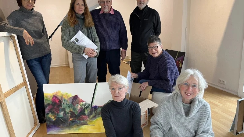 Die Künstlerinnen und Künstler der Galerie 13.14 packen ein - zum Jahresende hört die Galerie aus wirtschaftlichen Gründen auf. - © Galerie 13.14