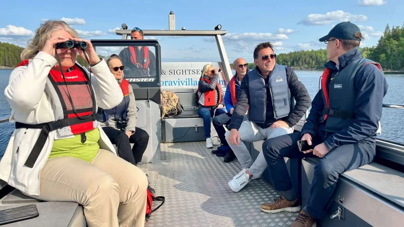 Die schier unendlichen Weiten der finnländischen Seenlandschaft erleben die Detmolder Gäste bei einer Bootstour in den Nationalpark Linnansaari. - © Stadt Detmold