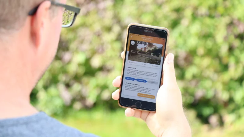 &Uuml;ber die App "Meldoo" k&ouml;nnen die Detmolder Beschwerden an die Stadt loswerden. - &copy; Archivfoto: Alexandra Schaller