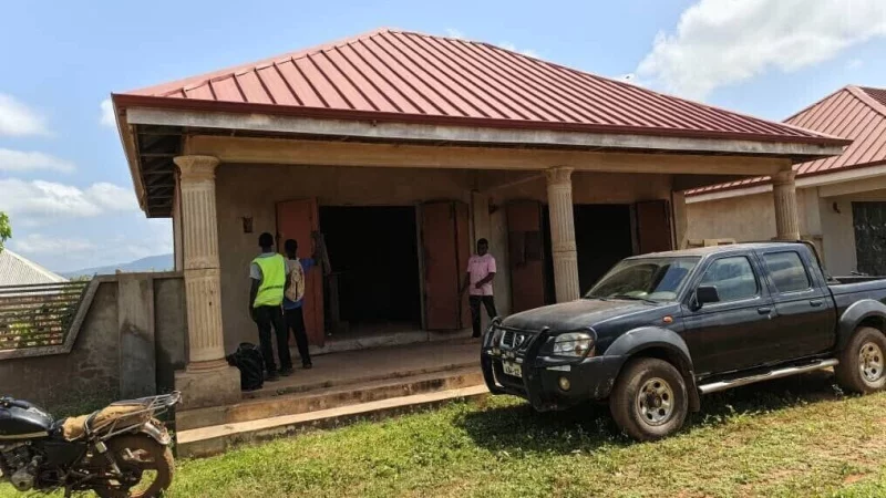Die ambulante Station in Ghana. - &copy; Bildrechte: Andres Wagner