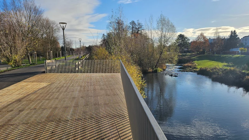 Nach einigen Komplikationen ist sie nun fertig - die Begaterasse. - © Alte Hansestadt Lemgo