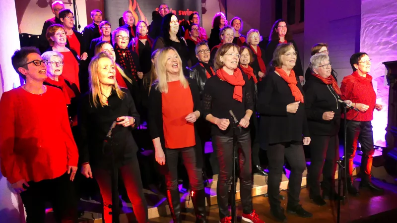 Der Chor B-Joy! strahlte pure Sangesfreude aus - &copy; Rudi Rudolph