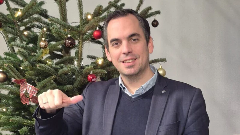 Bürgermeister Torben Blome gibt sich siegessicher. - © Stadt Lügde