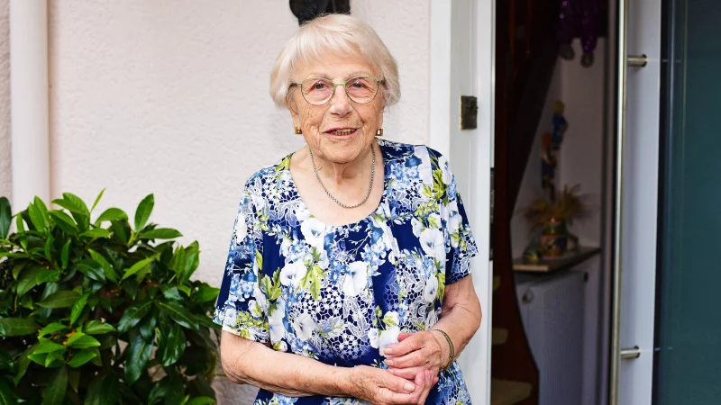 Agnes Krüger feiert ihren 101. Geburtstag. - © Nicole Ellerbrake