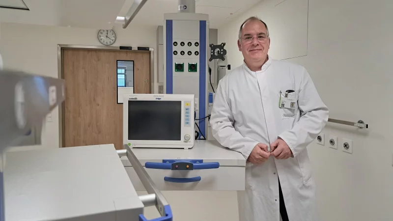 Prof. Dr. med. Johannes-Josef Tebbe ist Chefarzt der Klinik für Gastroenterologie und Infektiologie am Klinikum Lippe. - © CAROLIN BROKMANN-FÖRSTER