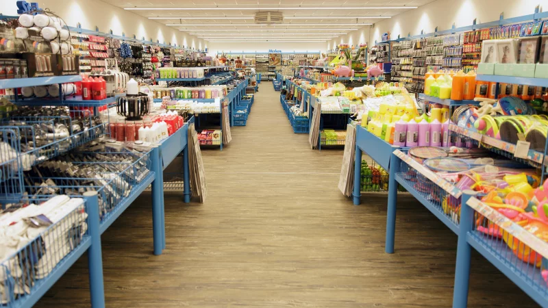 Der Non-Food-Discounter Tedi ist auf den Handel mit G&uuml;tern spezialisiert, die man nicht verzehren kann. Er f&uuml;hrt Haushalts- und Schreibwaren, Heimtextilien, Mode und Deko, Spielzeug und Multimedia sowie Freizeit- und Sportartikel. - &copy; Tedi