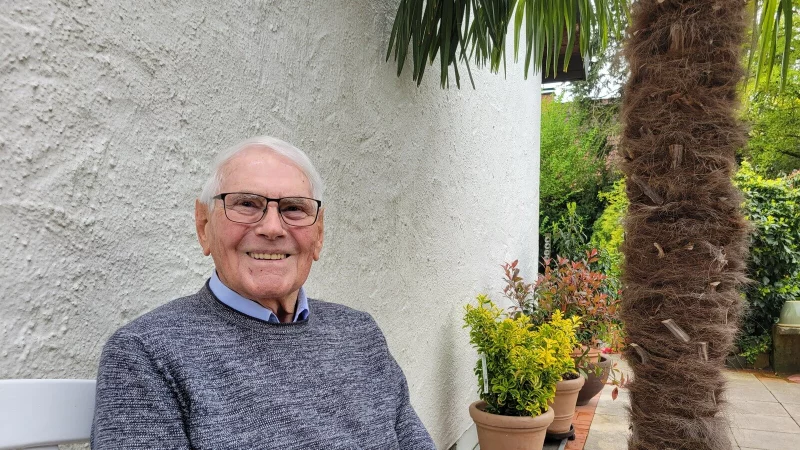 Horst Wrenger war in seiner Jugend Hitlerjunge. Das Gedankengut der Nazis wurde ihm über Jahre eingetrichtert. - © Vasco Stemmer