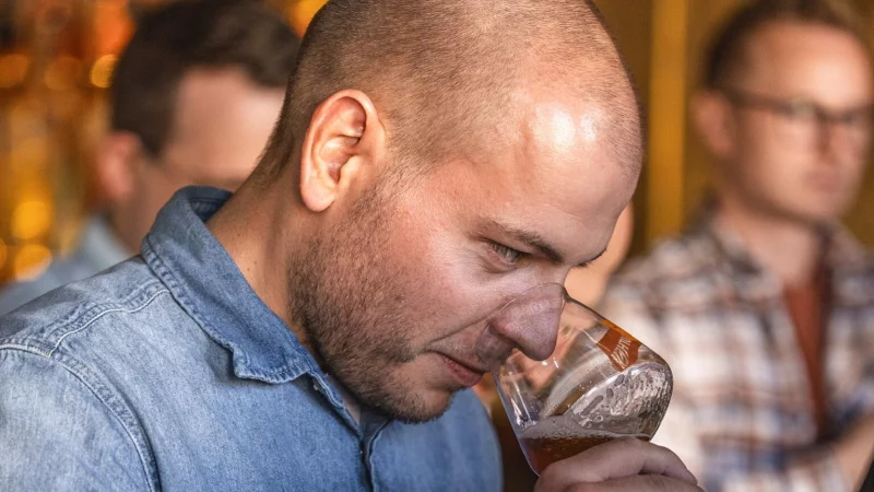 Felix Heidenreich aus Bad Driburg arbeitet als Biersommelier. - © Privat/Heidenreich