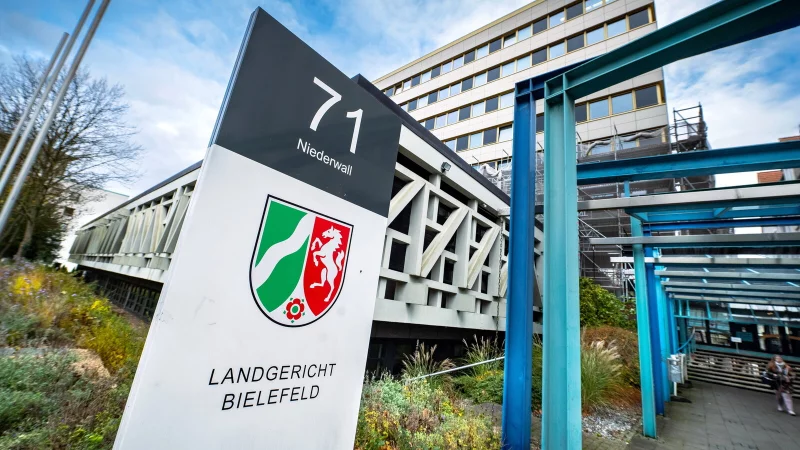 Das Bielefelder Landgericht. - © Brabara Franke