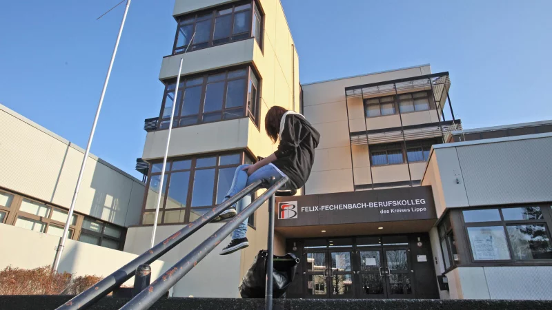 Das Geb&auml;ude 4 Felix-Fechenbach-Berufskolleg in Detmold soll abgerissen werden. - &copy; Archivfoto: Vera Gerstendorf-Welle