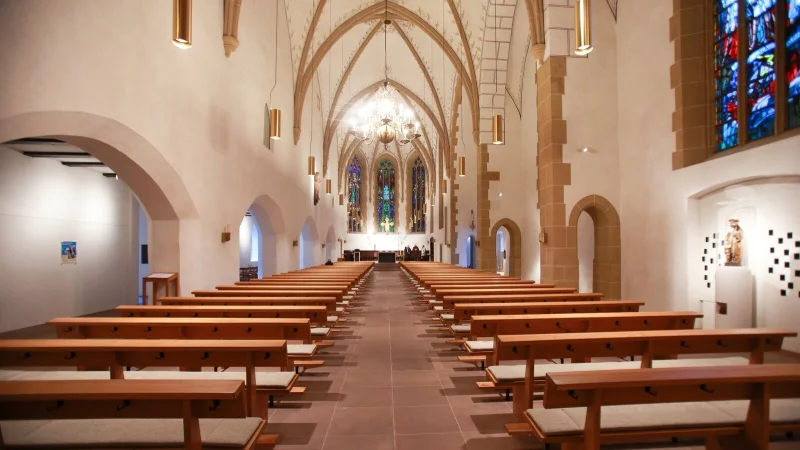 Ein Blick in die St.-Jodokus-Kirche am Klosterplatz. - &copy; Andreas Zobe