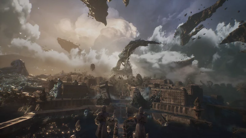 Schaurig schön: Die Spielwelt von "Clair Obscur" ist nicht nur in Lumière, einer verzerrten Version von Paris, ein echter Hingucker. - © Sandfall Interactive/Kepler Interactive