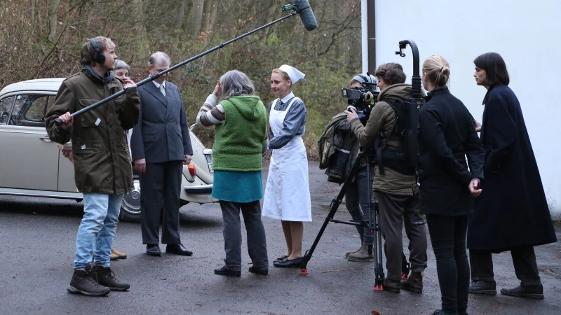 Dreharbeiten zum Film &uuml;ber das Kinderkurheim Johannaberg. - &copy; Beau Maibaum