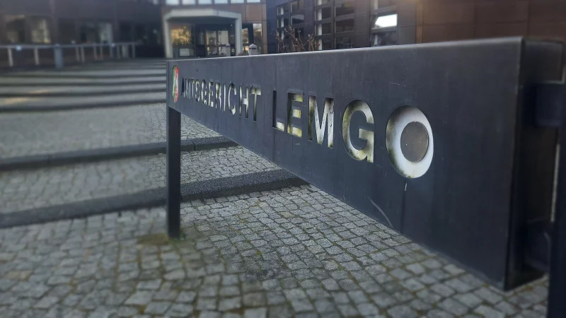 Das Amtsgericht Lemgo dürfte einen seiner ungewöhnlicheren Fälle erlebt haben. - © Archivfoto: Janet König