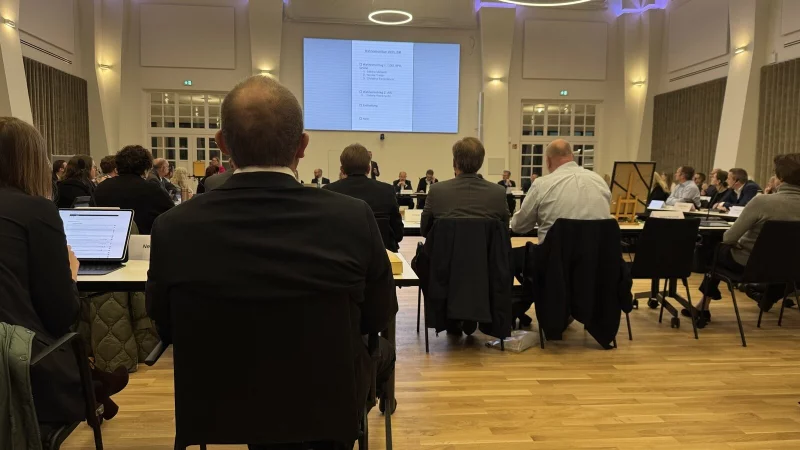 Blick in das Kurhaus bei der ersten Sitzung des neuen Rats. - &copy; Sven Kienscherf