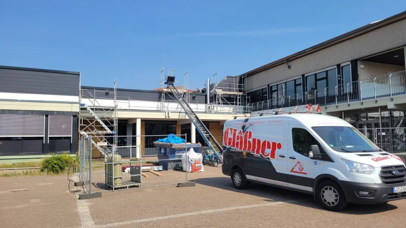 Am Schulzentrum am Werreanger finden Sanierungsma0nahmen statt. Unter anderem wird mehr Platz für die Schüler geschaffen. - © Vasco Stemmer