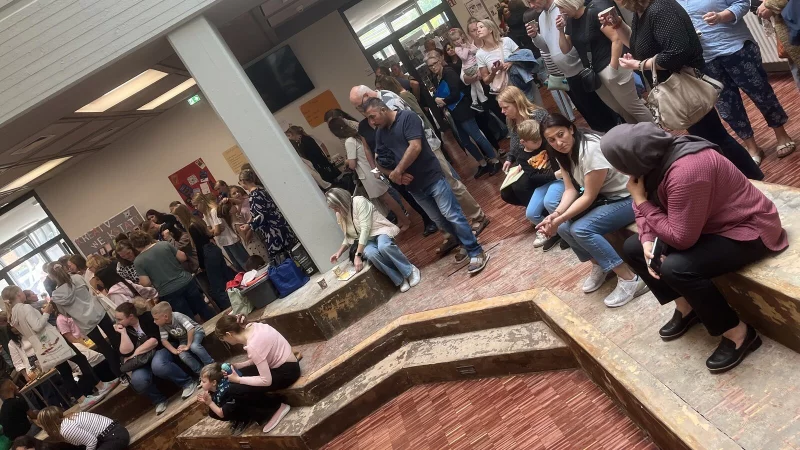 Die Sch&uuml;lerinnen und Sch&uuml;ler brachten sich bei der Projektwoche mit vielen Ideen ein. - &copy; Gesamtschule Aspe