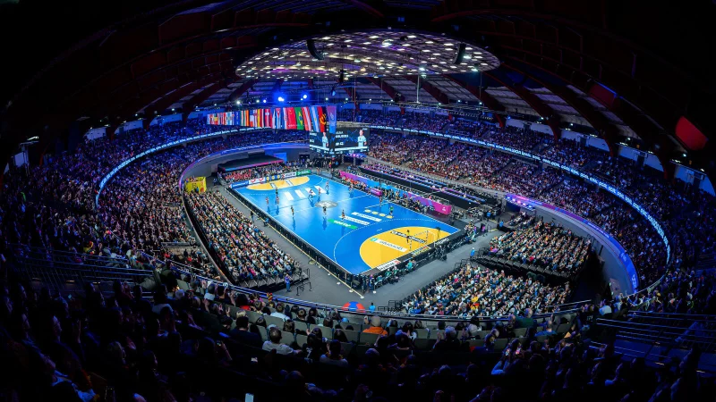 Eine volle Westfalenhalle: Die Spiele der deutschen Nationalmannschaft waren sehr gut besucht. - © Marco Wolf