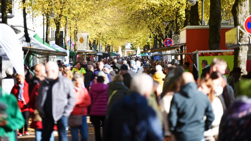 Etliche Besucher des Bauernmarktes erhielten ein Knöllchen für falsches Parken. - © Nicole Ellerbrake