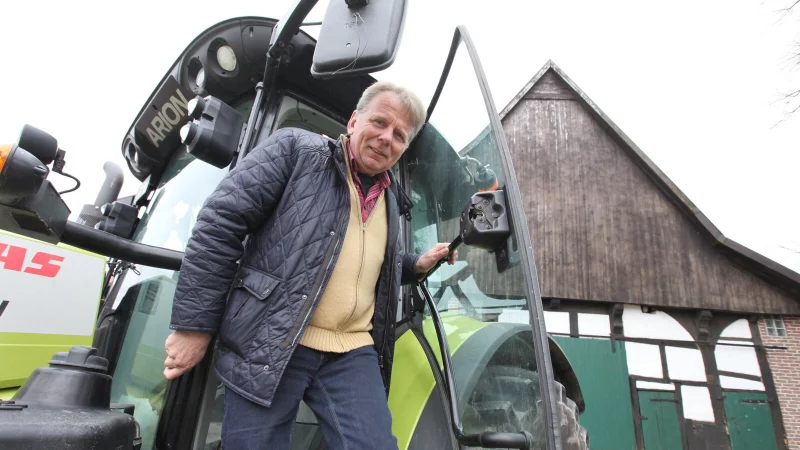 Dieter Hagedorn, Vorsitzender des Landwirtschaftlichen Kreisverbandes Lippe, ist bereits seit mehr als 40 Jahren Landwirt. - &copy; Archivfoto: Vera Gerstendorf-Welle