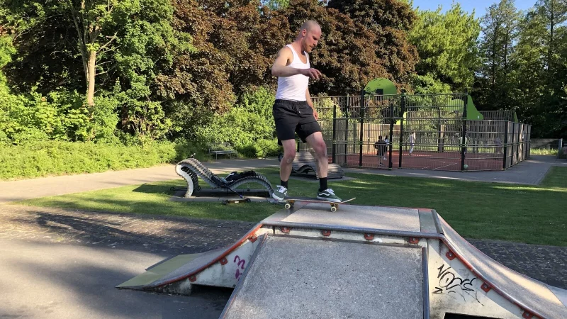 Im Skatepark an der Pagenhelle messen sich die Skater am Samstag in zwei Altersklassen. - © Archivfoto: Chiara Wibbeke