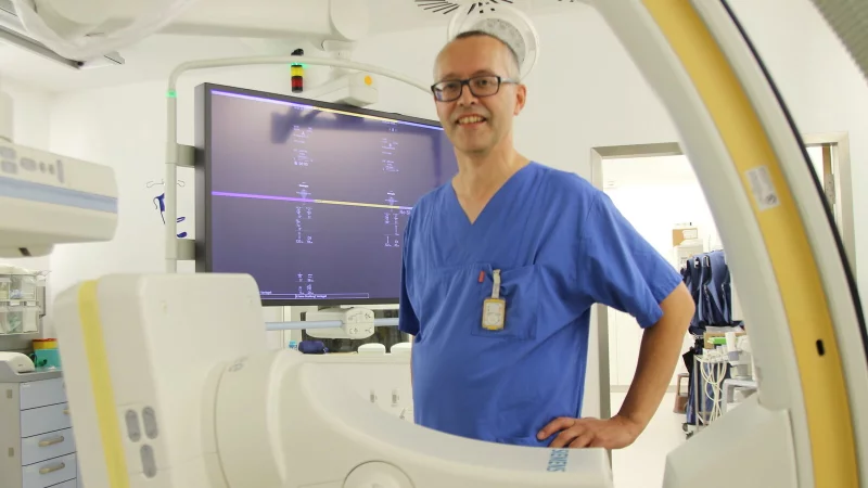 Hat viel erreicht f&uuml;r die Radiologie am Klinikum Herford: Alexander Petrovitch war seit 2019 Chefarzt f&uuml;r diagnostische und interventionelle Radiologie und Neuroradiologie. Jetzt verl&auml;sst er das Krankenhaus wieder. - &copy; Jan-Henrik Gerdener